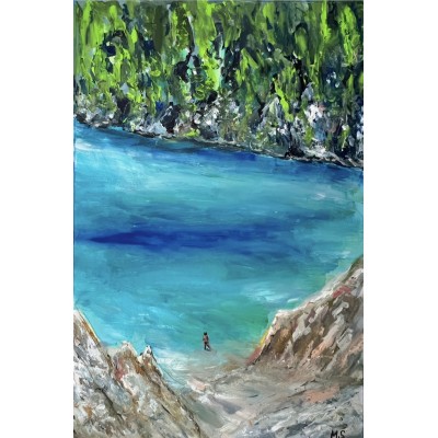 “Druzhbivskyi Quarry” – Original Painting by Marina Stognieva